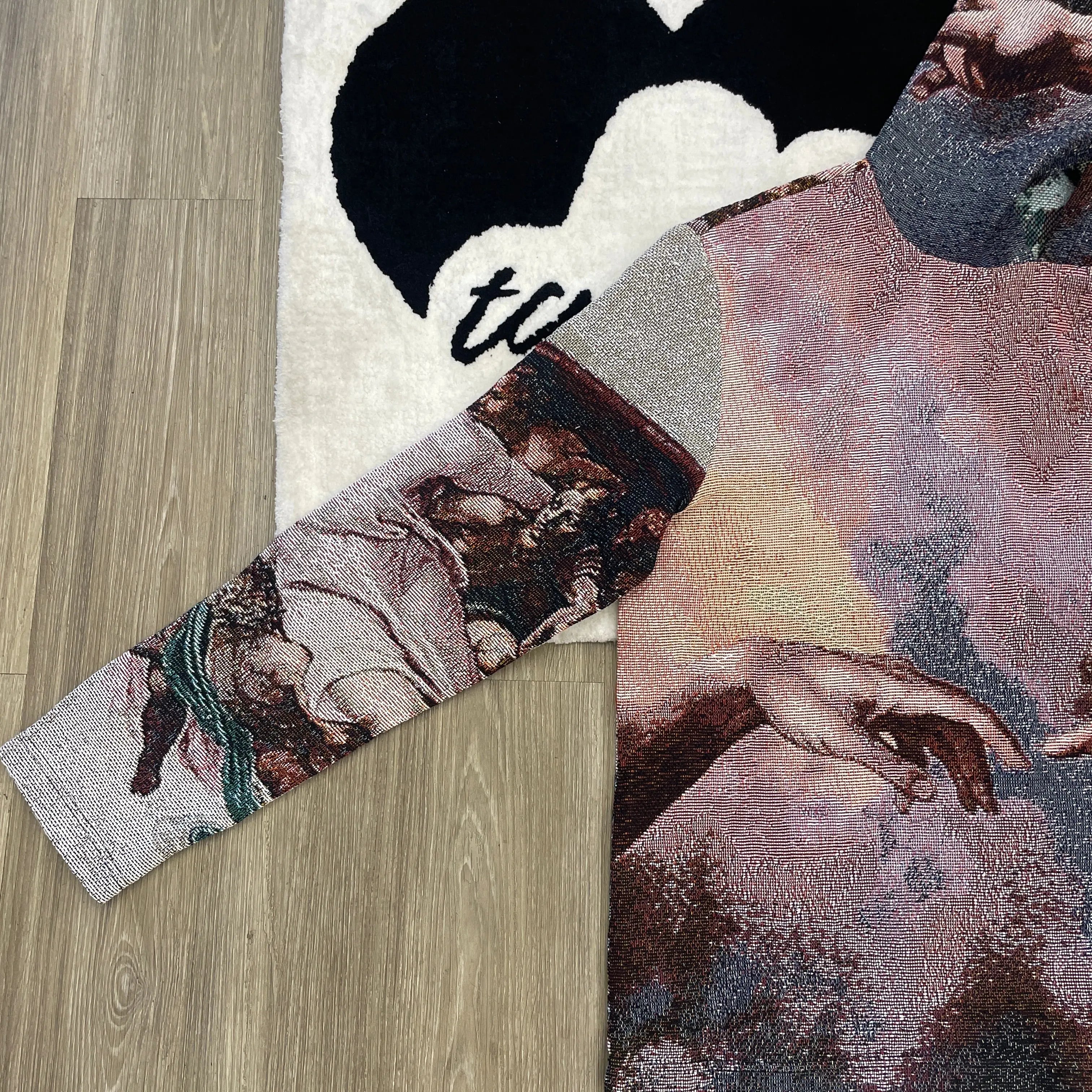 CREATION OF ADAM WOVEN TAPESTRY HOODIE