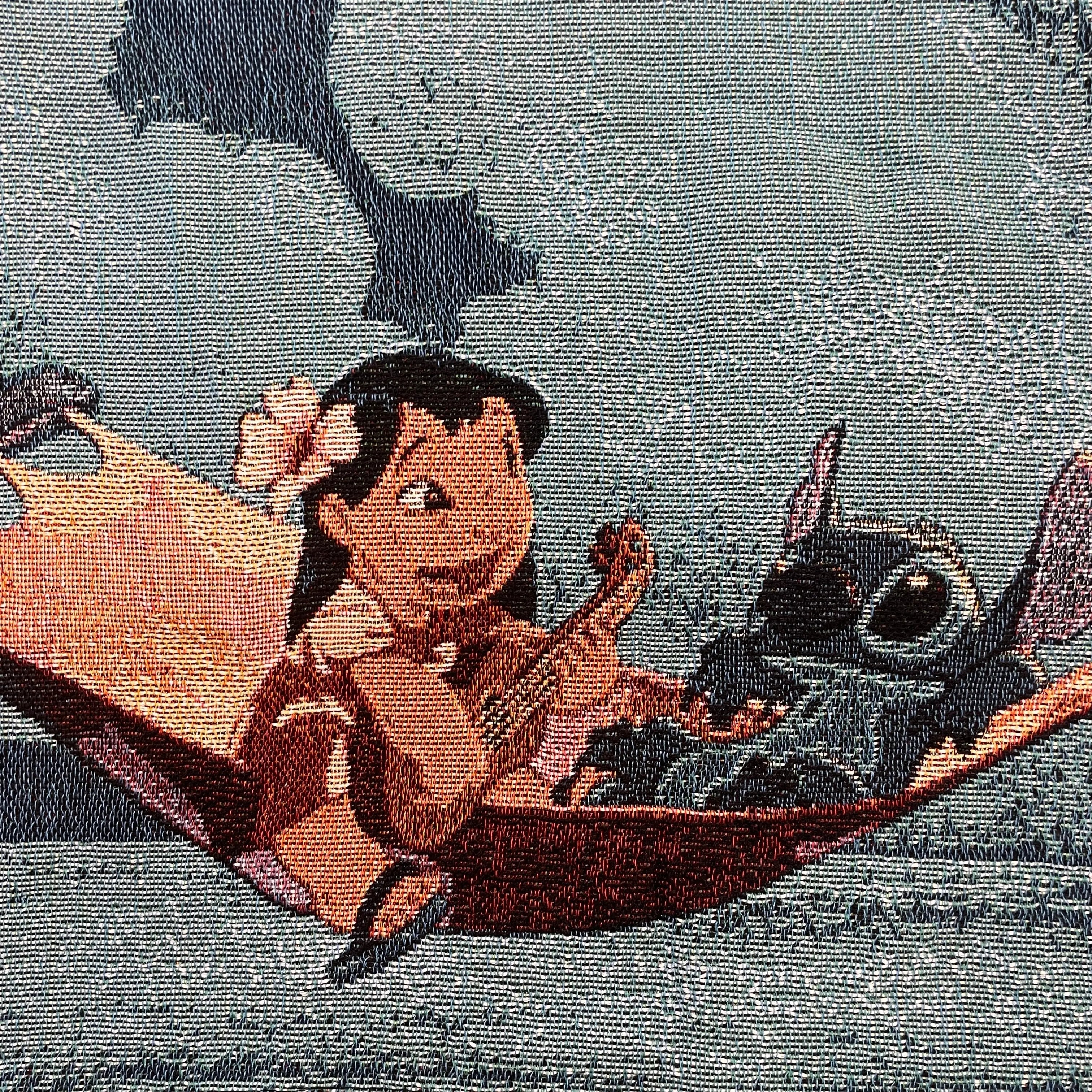 OHANA WOVEN TAPESTRY HOODIE