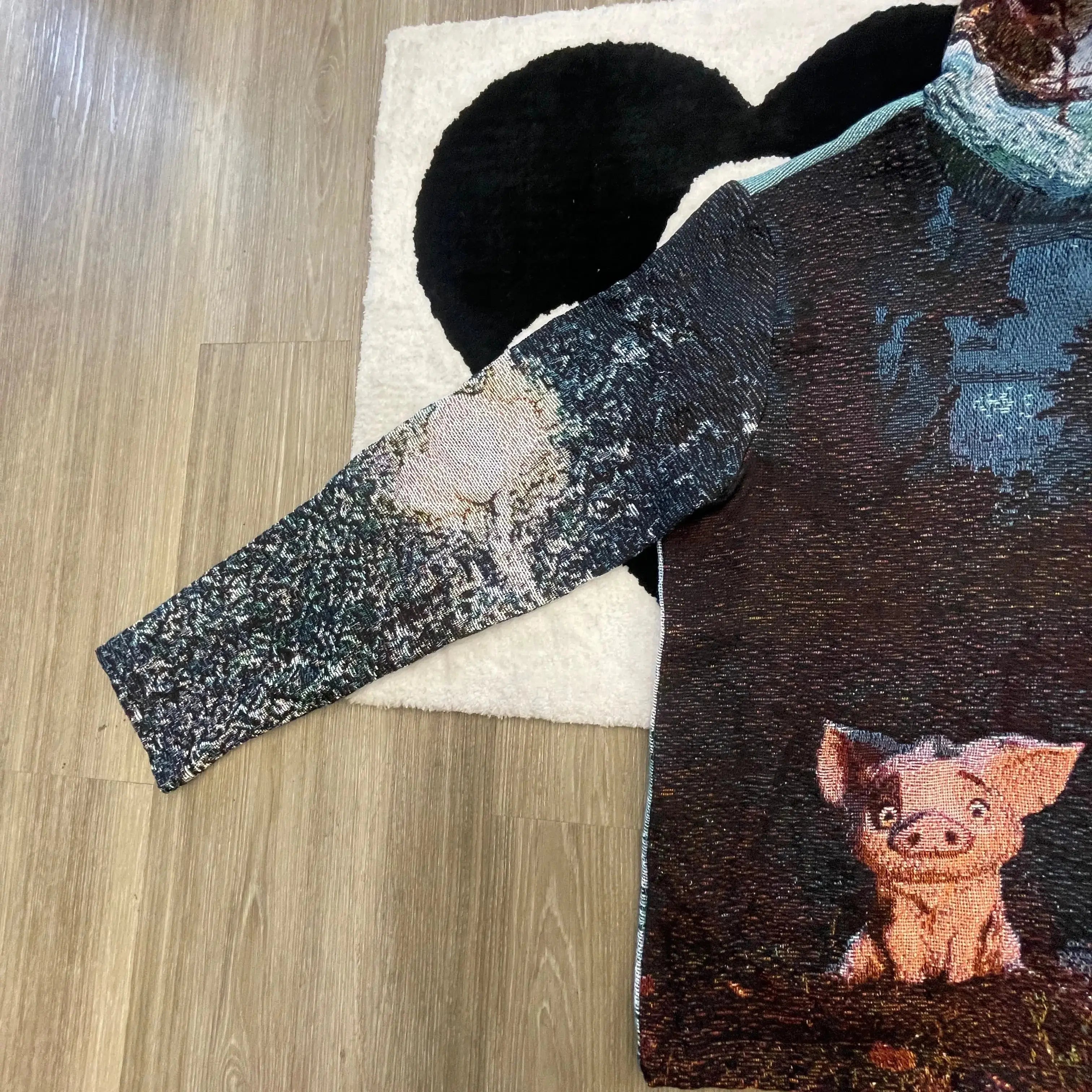 MOANA WOVEN TAPESTRY HOODIE