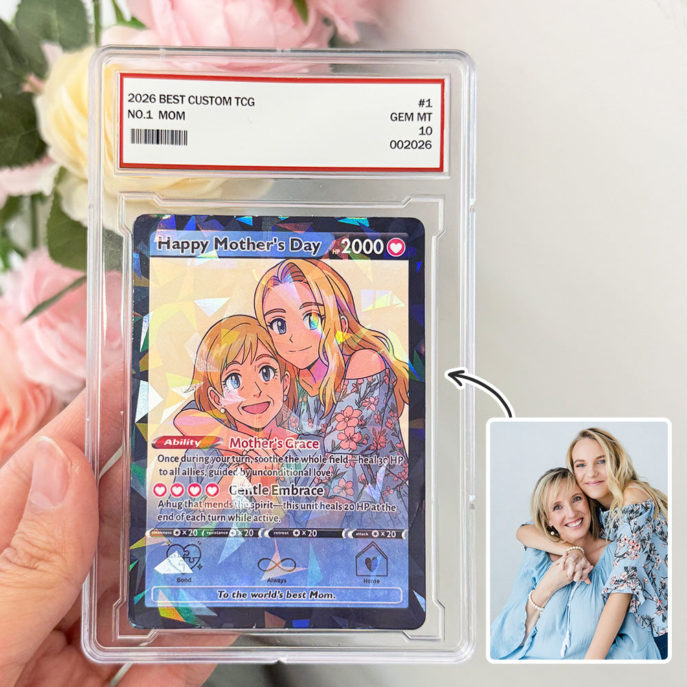 50% OFFđˇPersonalized Mom Anime Trainer icon Card, Mother's Day Gift