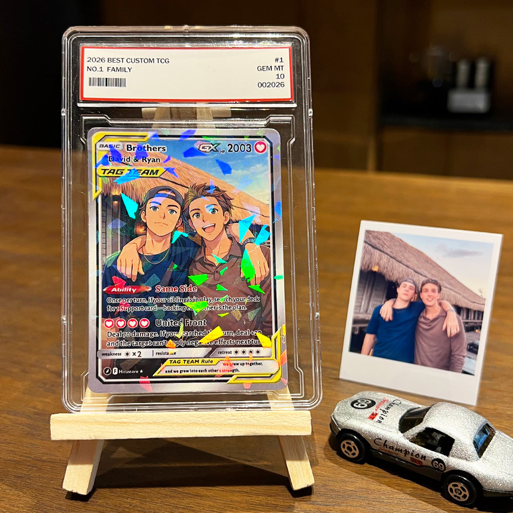 50% OFFđPersonalized Brothers & Sisters Anime Trading Card
