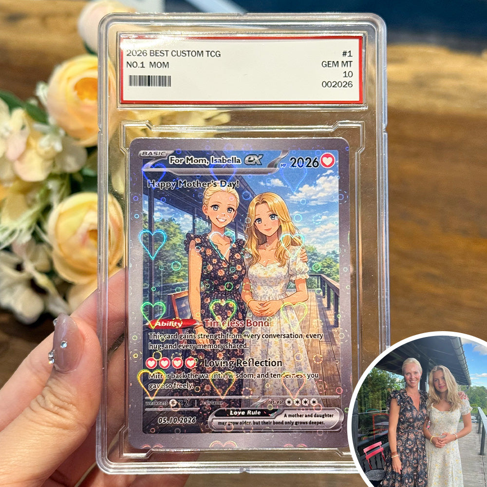 50% OFFđPersonalized Mom Anime Poke Card, Mother's Day Gift