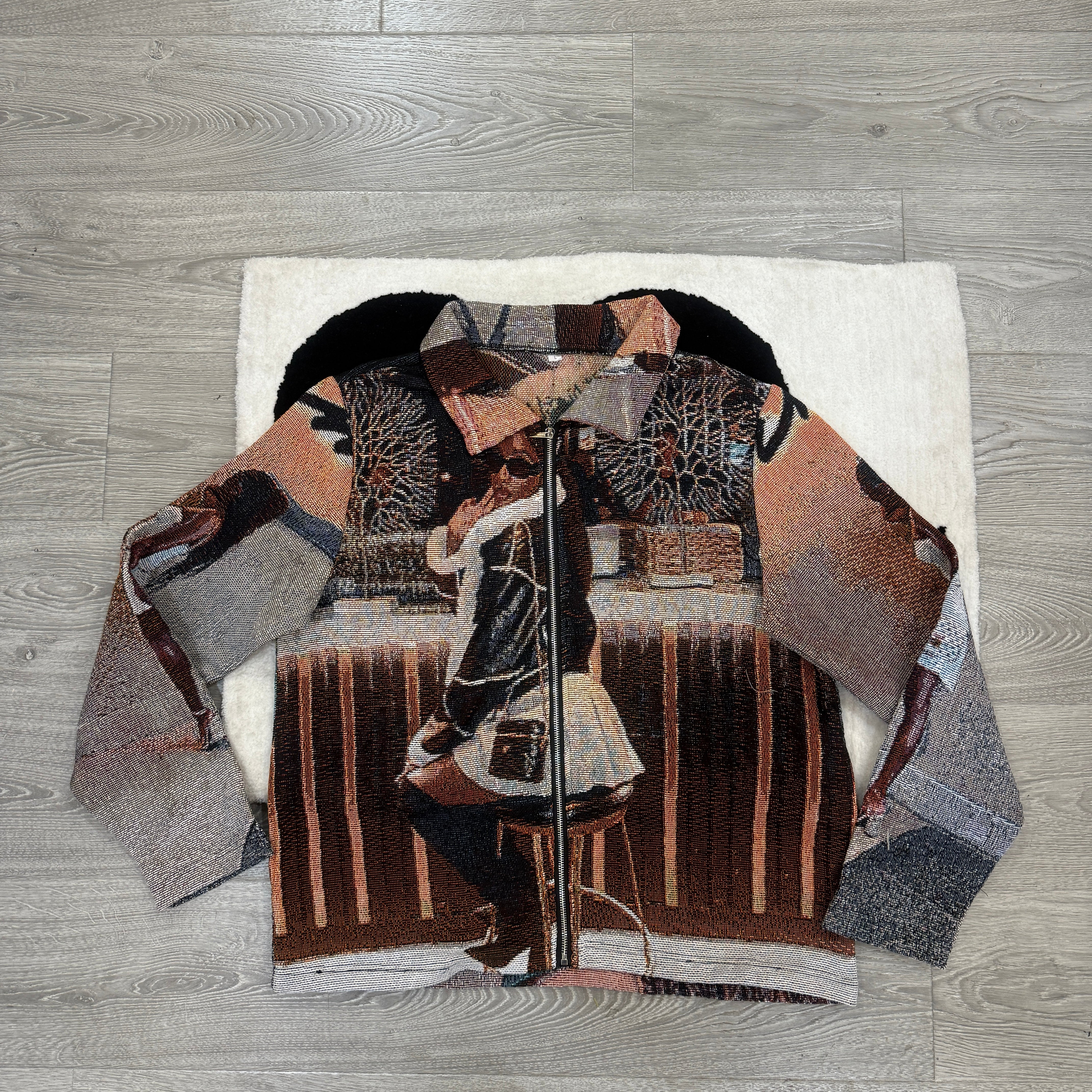 CUSTOMIZED WOVEN TAPESTRY CREW NECK/HOODIE/JACKET