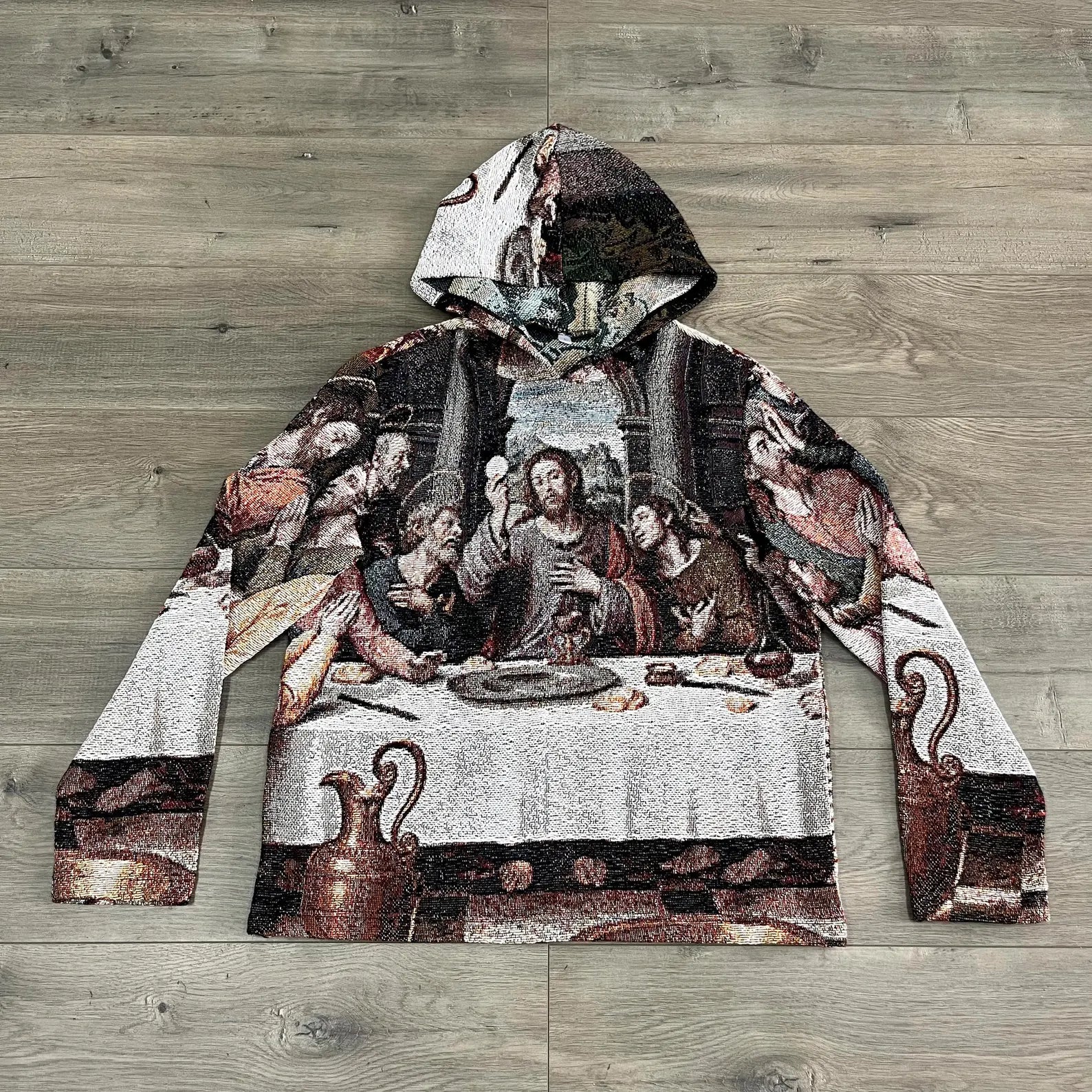 LAST DINNER WOVEN TAPESTRY HOODIE