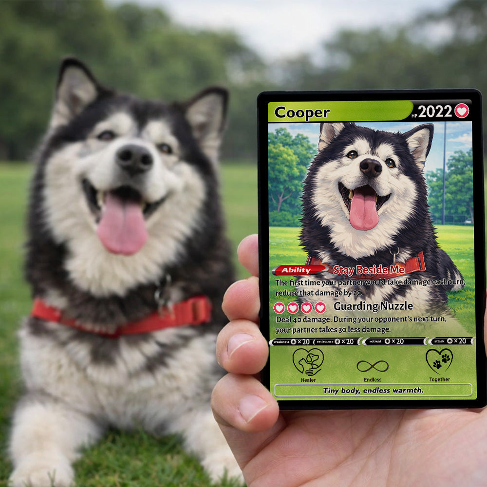 50% OFFđžPersonalized Pet Anime Trainer icon Card
