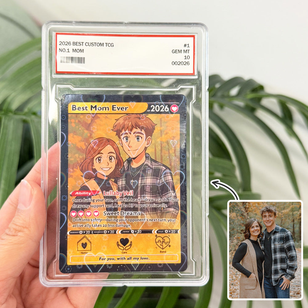 50% OFFđˇPersonalized Mom Anime Trainer icon Card, Mother's Day Gift