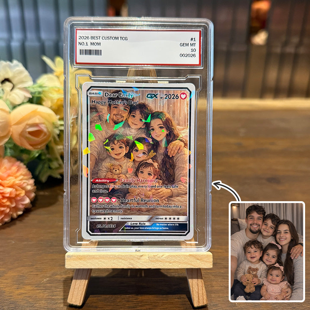 50% OFFđPersonalized Mom Anime Poke Card, Mother's Day Gift