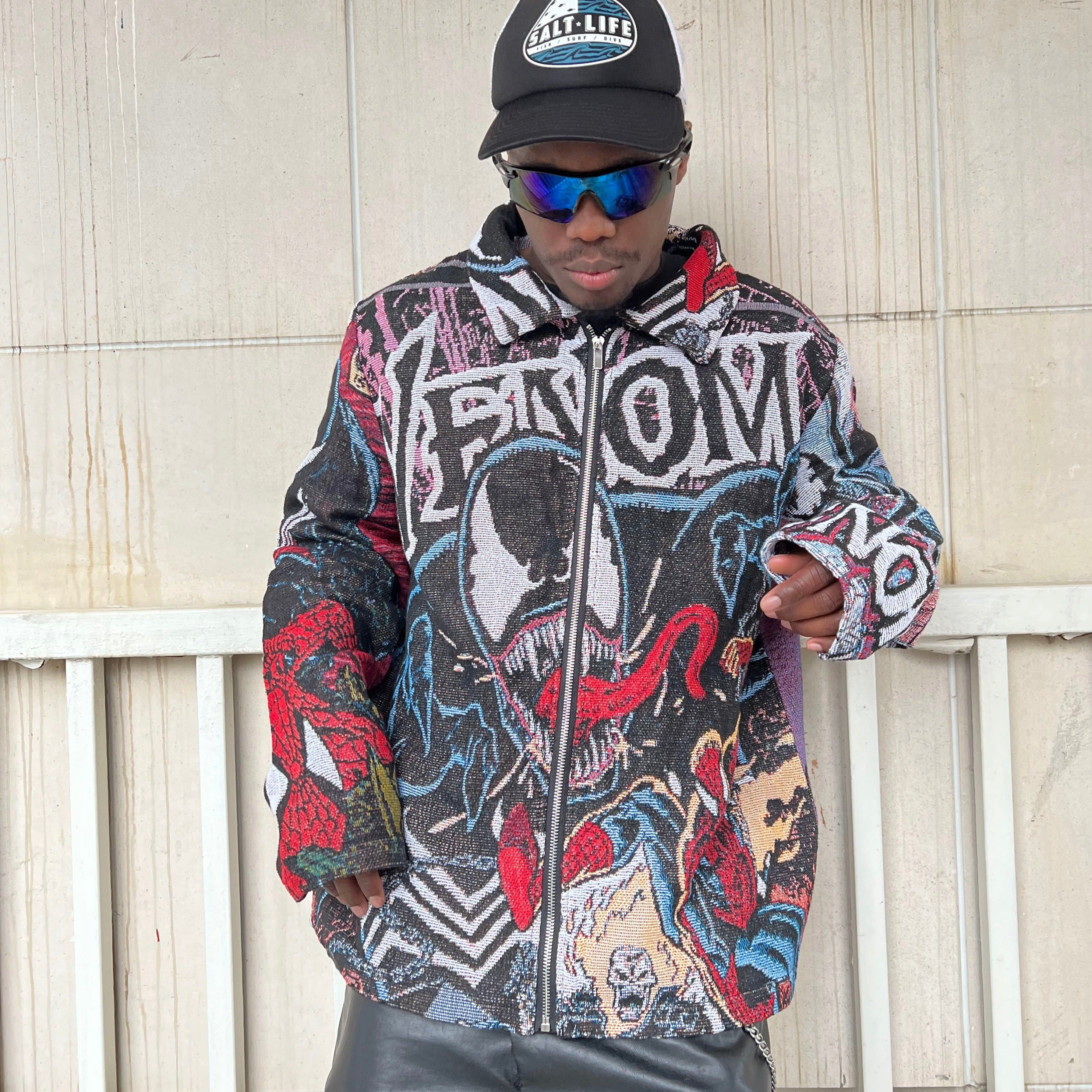VENOM WOVEN TAPESTRY JACKET