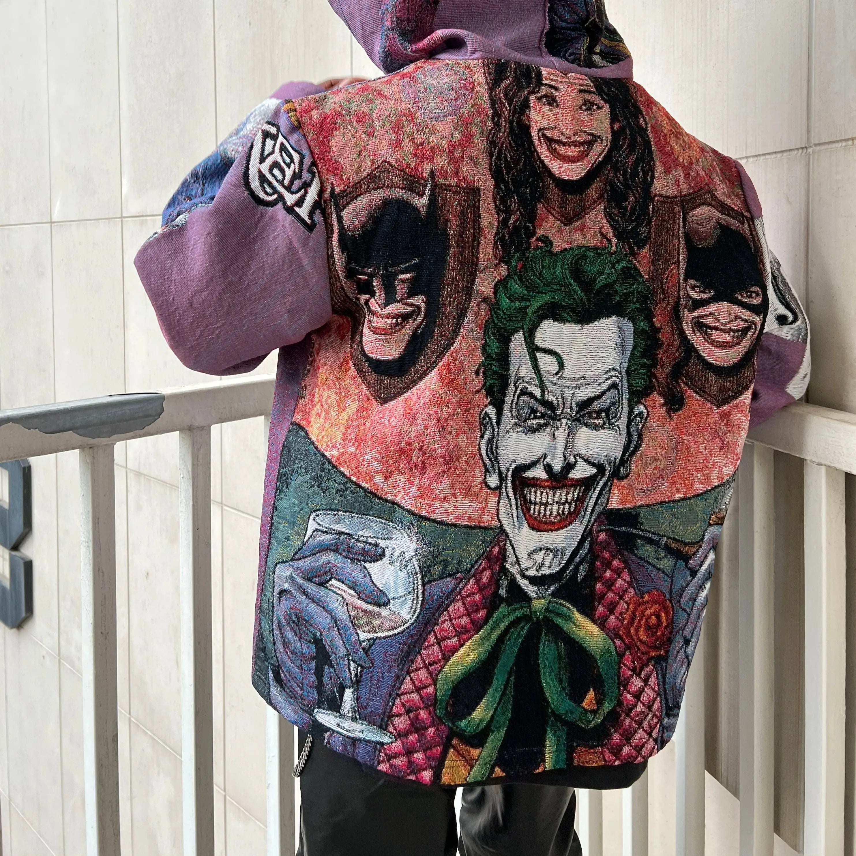 SMILE TAPESTRY HOODIE