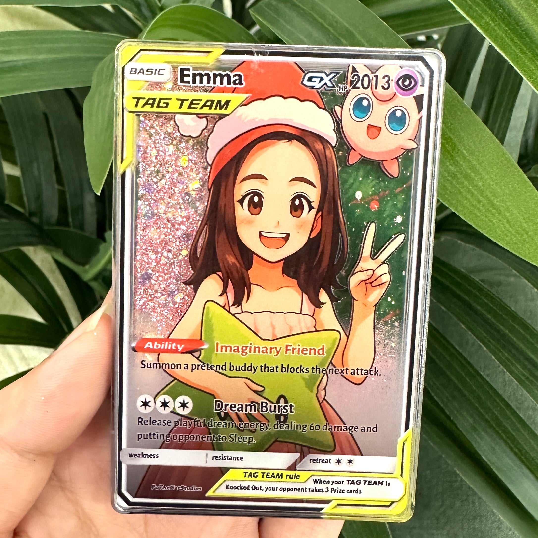 50% OFF🤩Personalized Kid Anime Art Trading Card 3D Floating