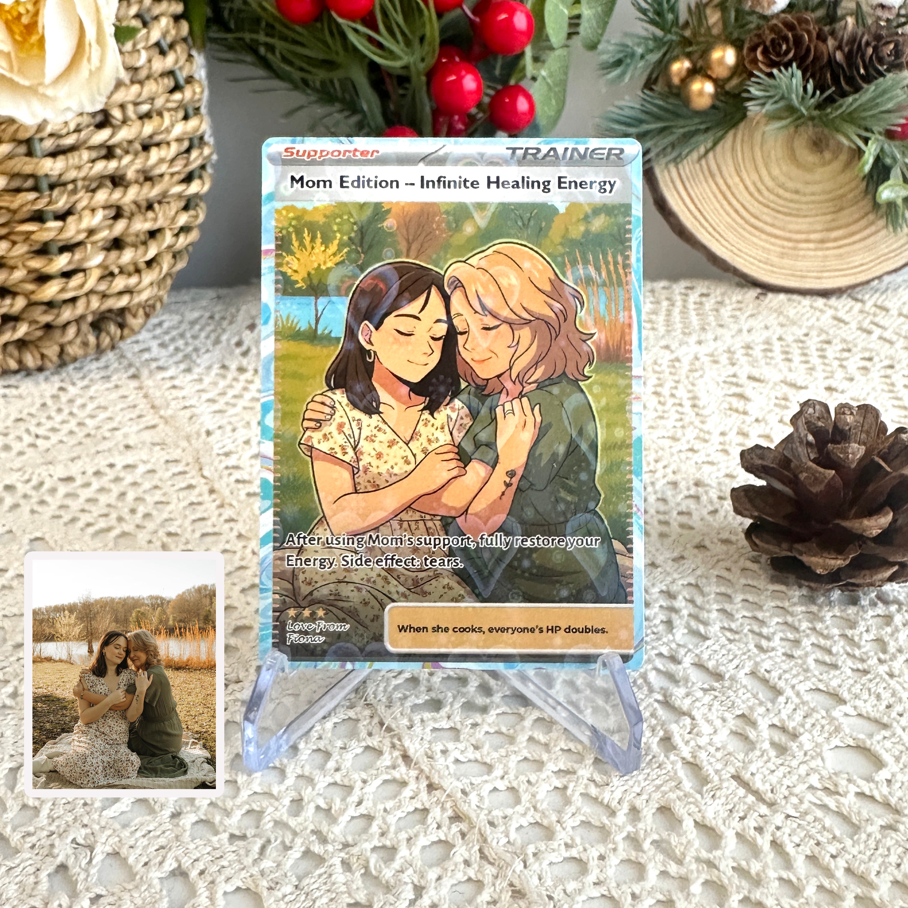 50% OFF🤩Personalized Mom Anime Supporter Trainer Card