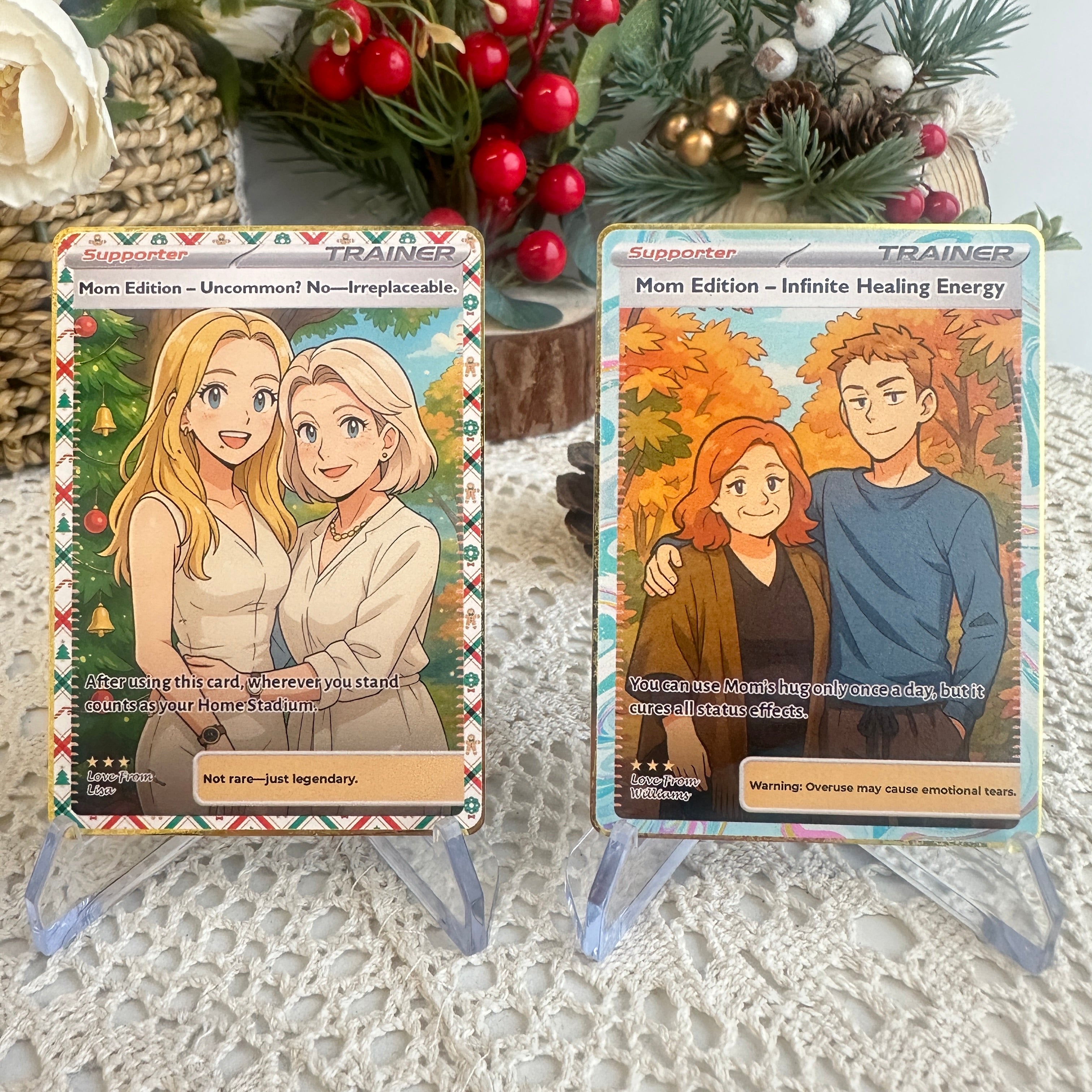 50% OFF🤩Personalized Mom Anime Supporter Trainer Card