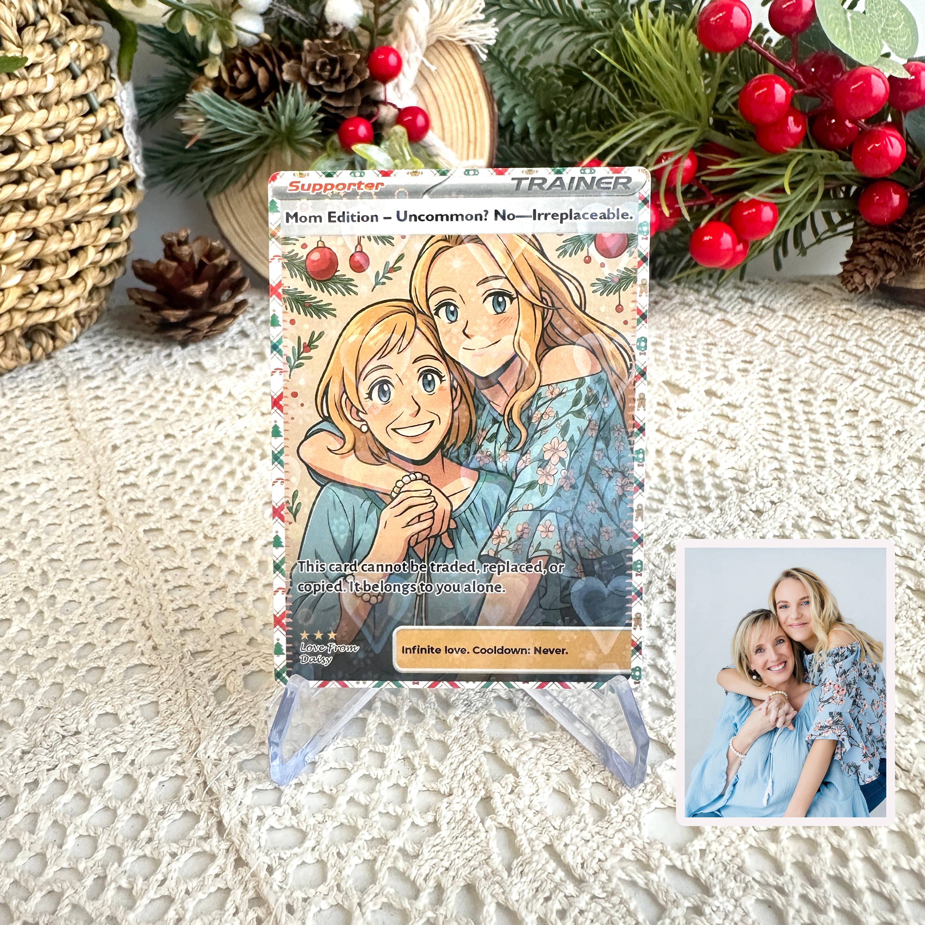 50% OFF🤩Personalized Mom Anime Supporter Trainer Card