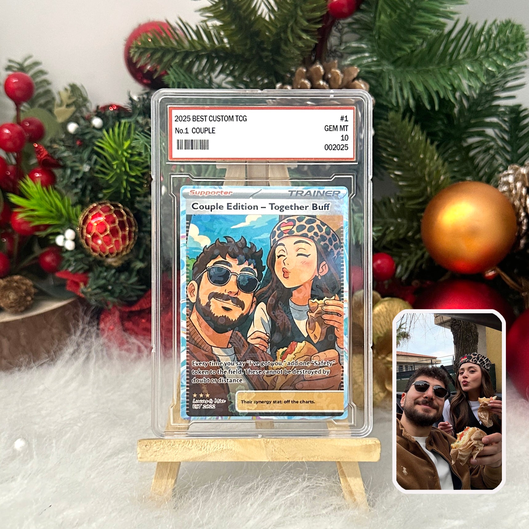 50% OFF🤩Personalized Couple Anime Supporter Trainer Card