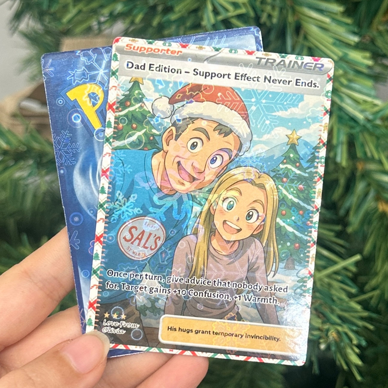 50% OFF🤩Personalized Dad Anime Supporter Trainer Card