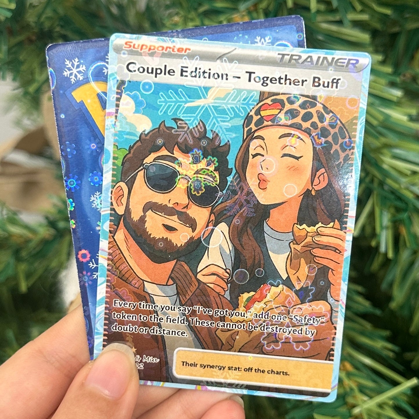 50% OFF🤩Personalized Couple Anime Supporter Trainer Card