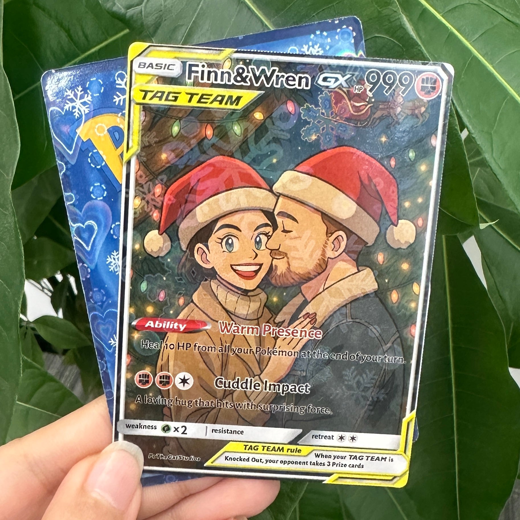 50% OFFš¤©Personalized Couple Anime Art Trading Card