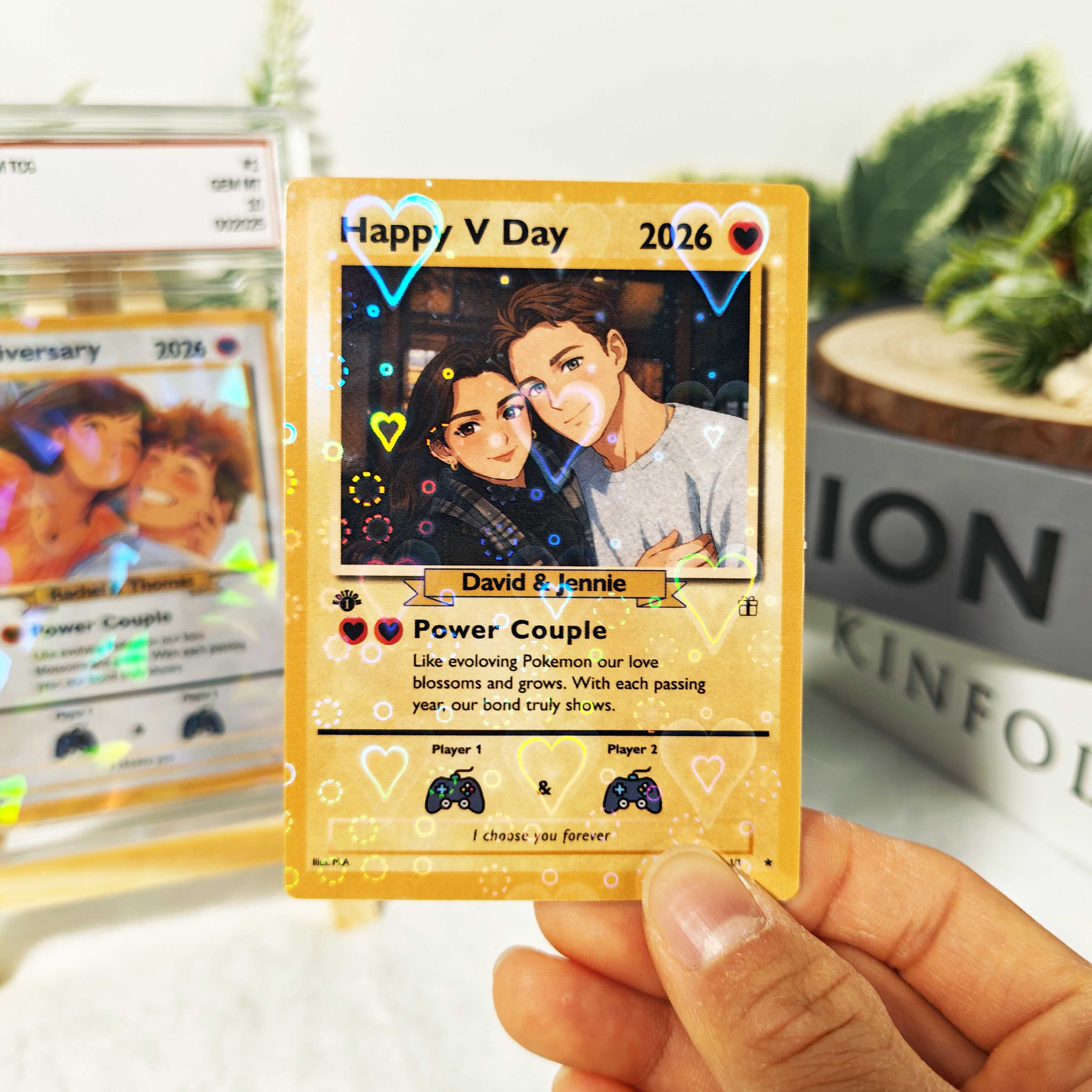 50% OFF💕Personalized Couple Anime Art Classic Card Pokecard
