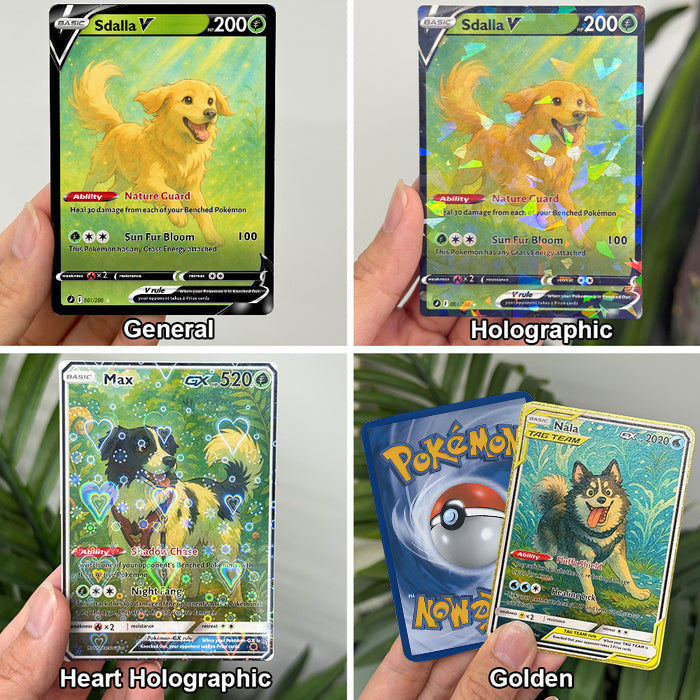 Custom Anime Pet Pokecard TCG V/Vmax/VSTAR/EX/GX/TRAINER Card