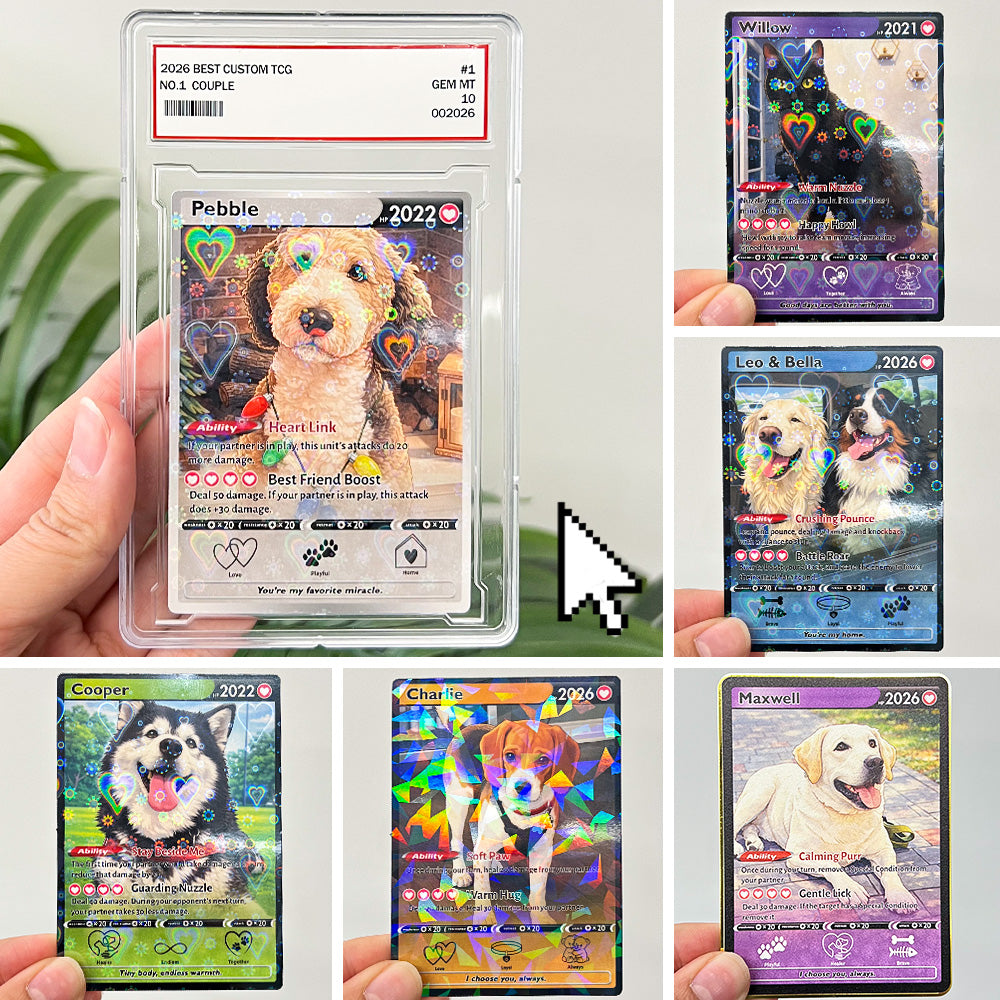 50% OFFđžPersonalized Pet Anime Trainer icon Card
