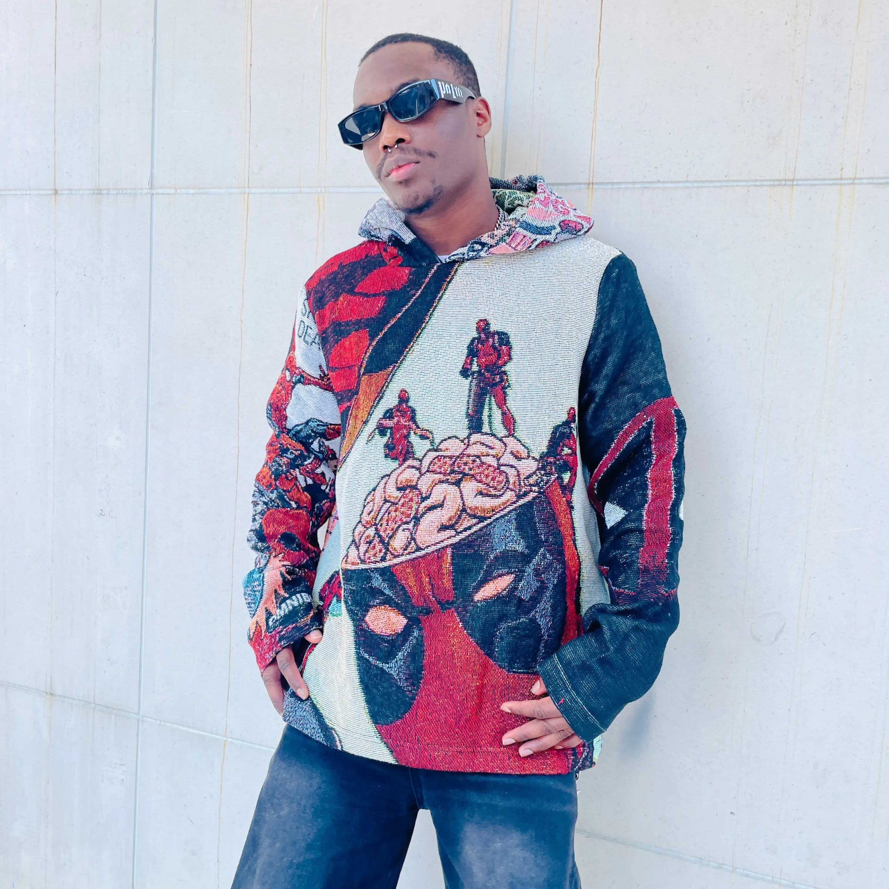 DEADPOOL WOVEN TAPESTRY HOODIE