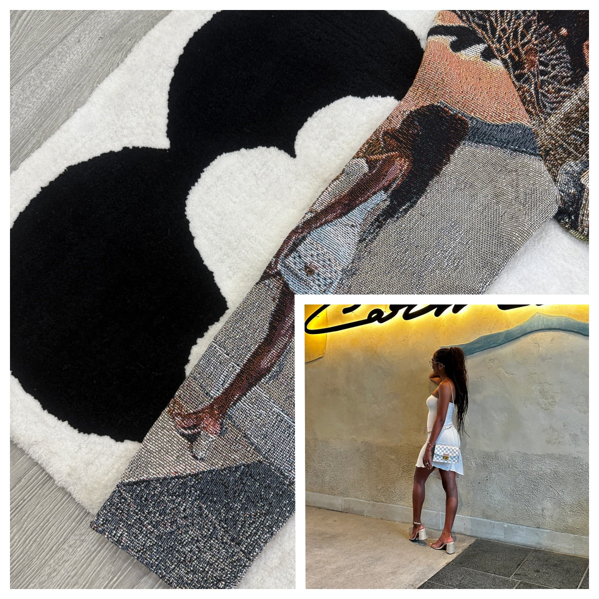 CUSTOMIZED WOVEN TAPESTRY CREW NECK/HOODIE/JACKET