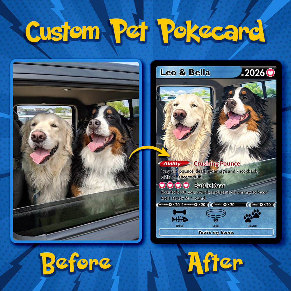 50% OFFđžPersonalized Pet Anime Trainer icon Card