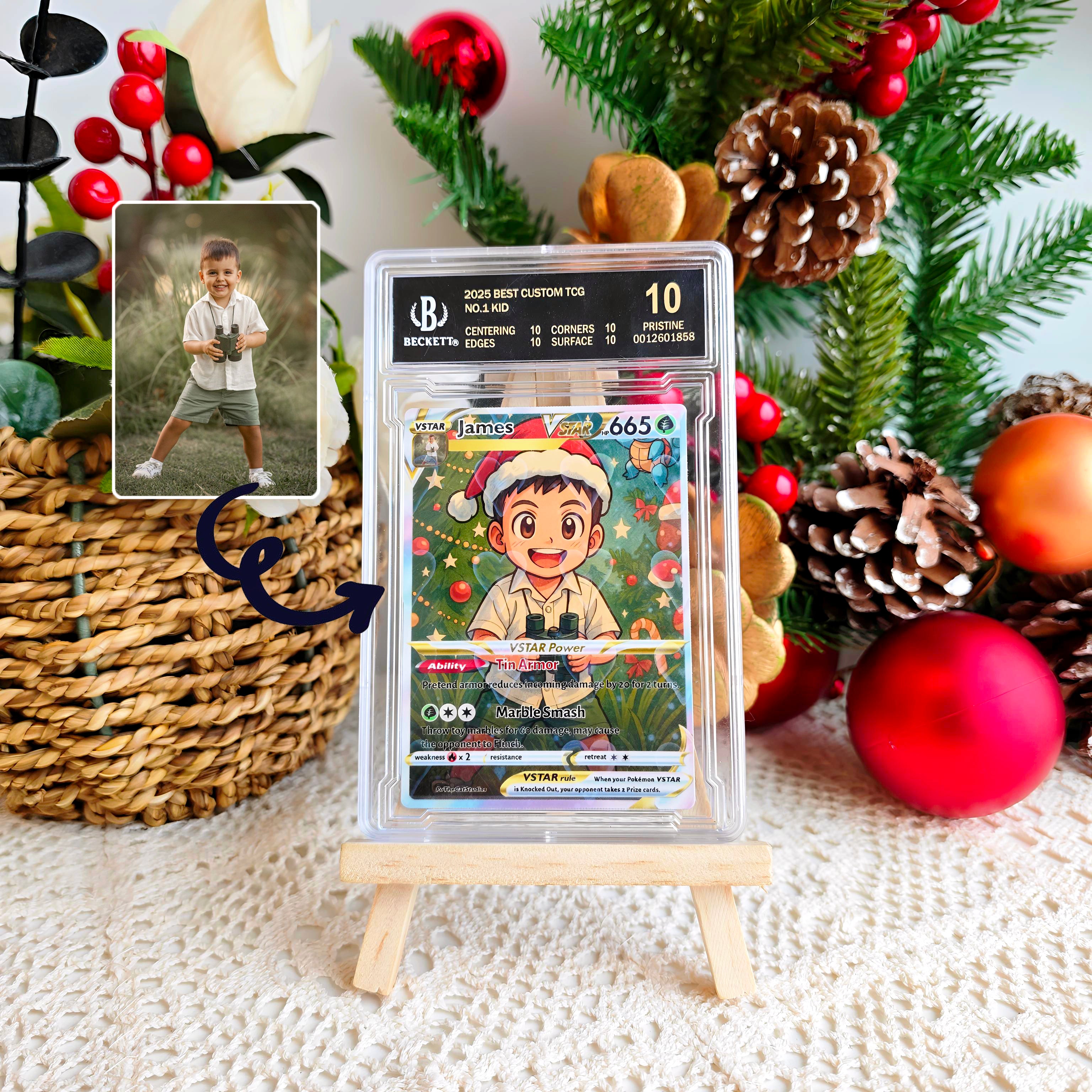 50% OFF🤩Personalized Kid Anime Art Trading Card