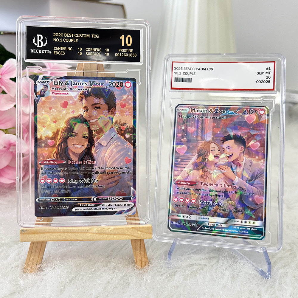 50% OFF💕Personalized Couple Anime Art Pokecard Trading Card