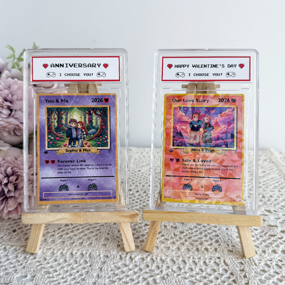 50% OFFđPersonalized Couple Anime Art Classic Card Pokecard