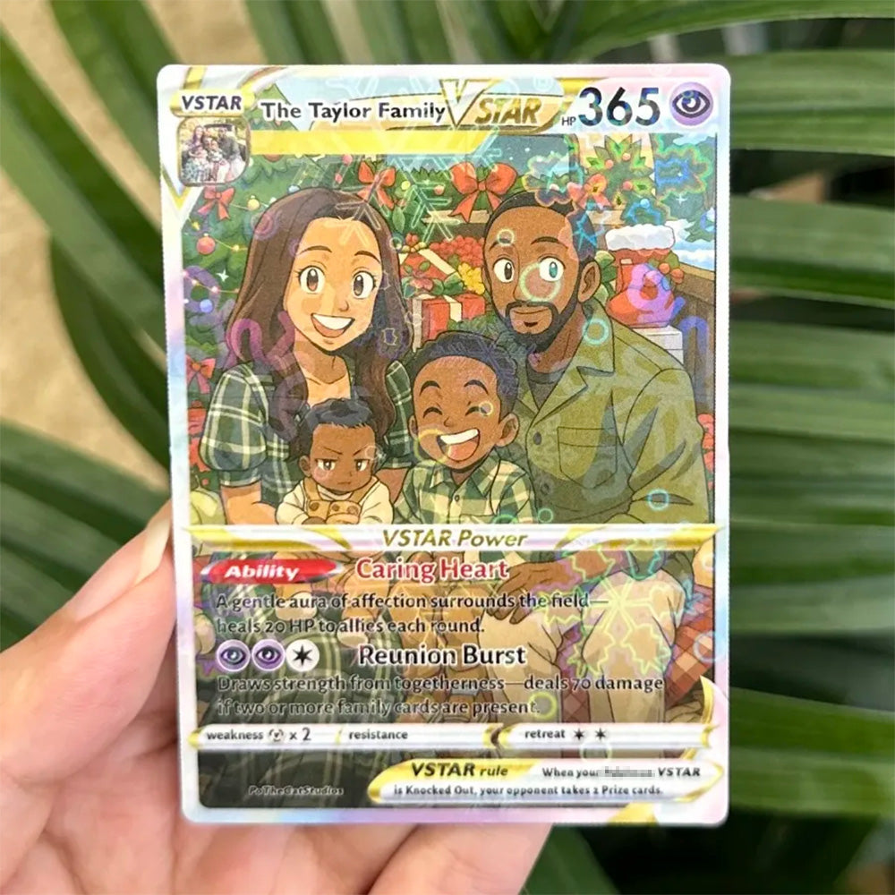 50% OFF🤩Personalized Famliy Anime Art Trading Card