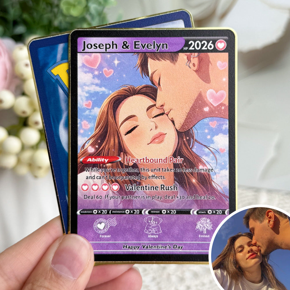 50% OFFđPersonalized Couple Anime Trainer icon Card