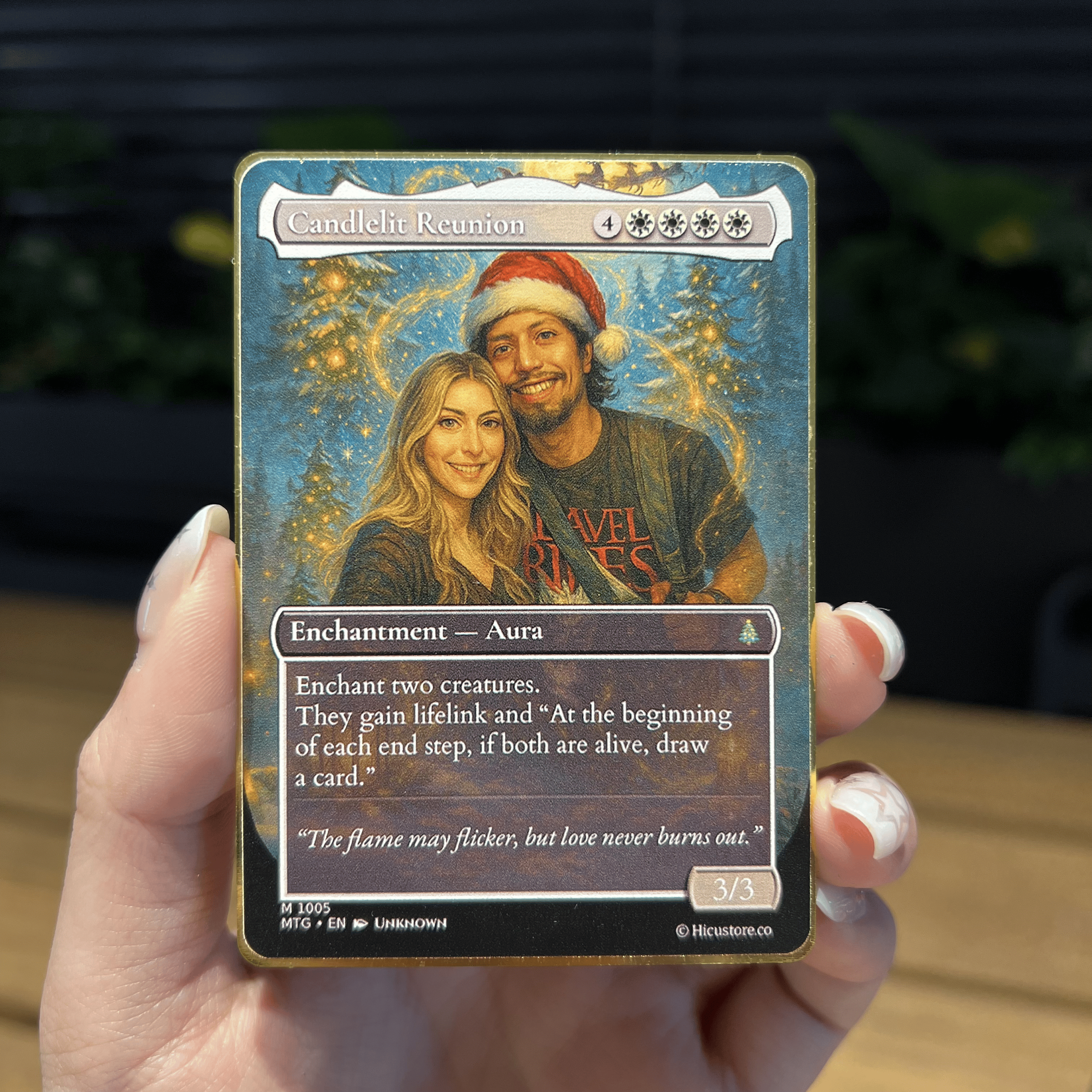 50% OFFš¤©Custom Magic-Style MTG Couple Art Card
