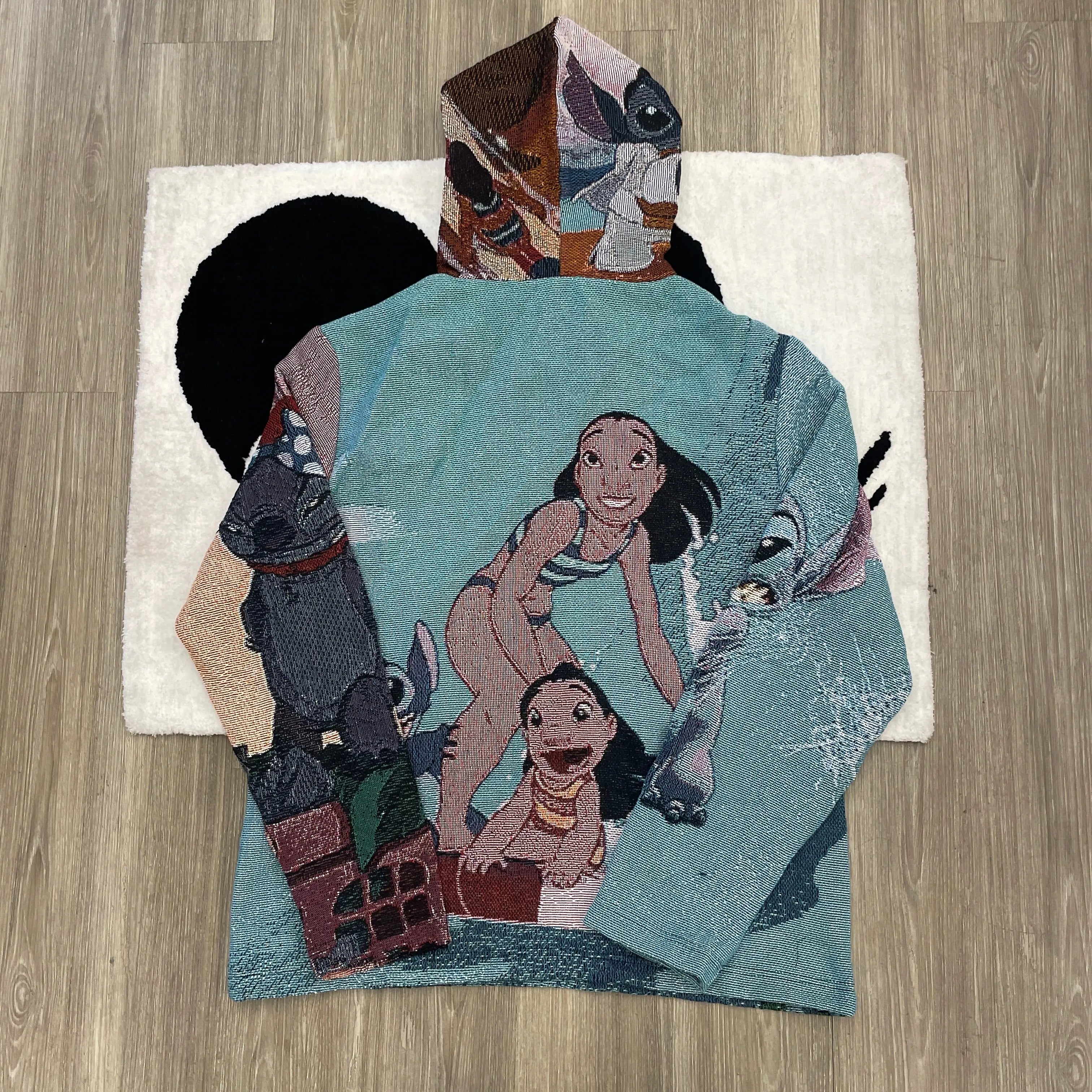 OHANA WOVEN TAPESTRY HOODIE