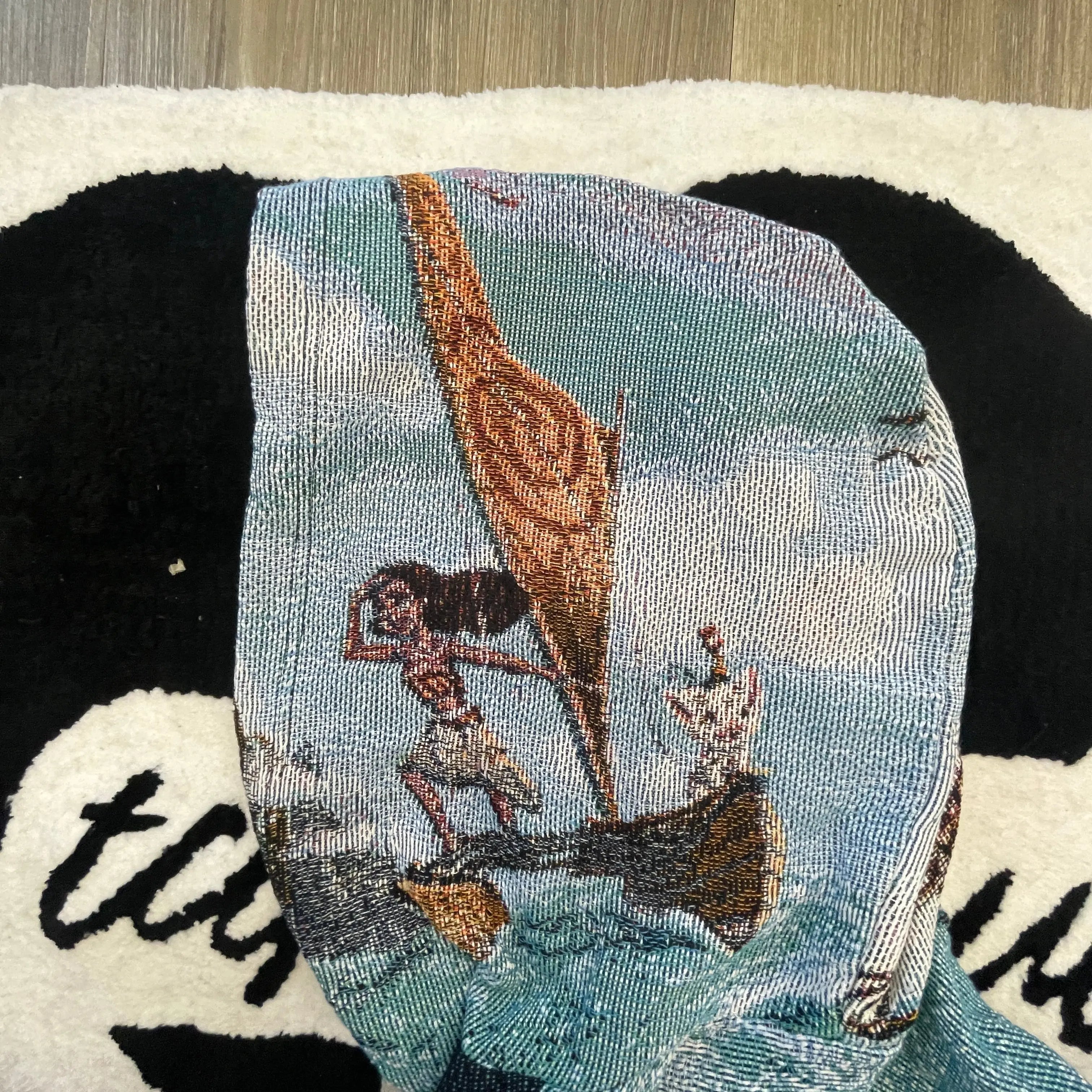MOANA WOVEN TAPESTRY HOODIE