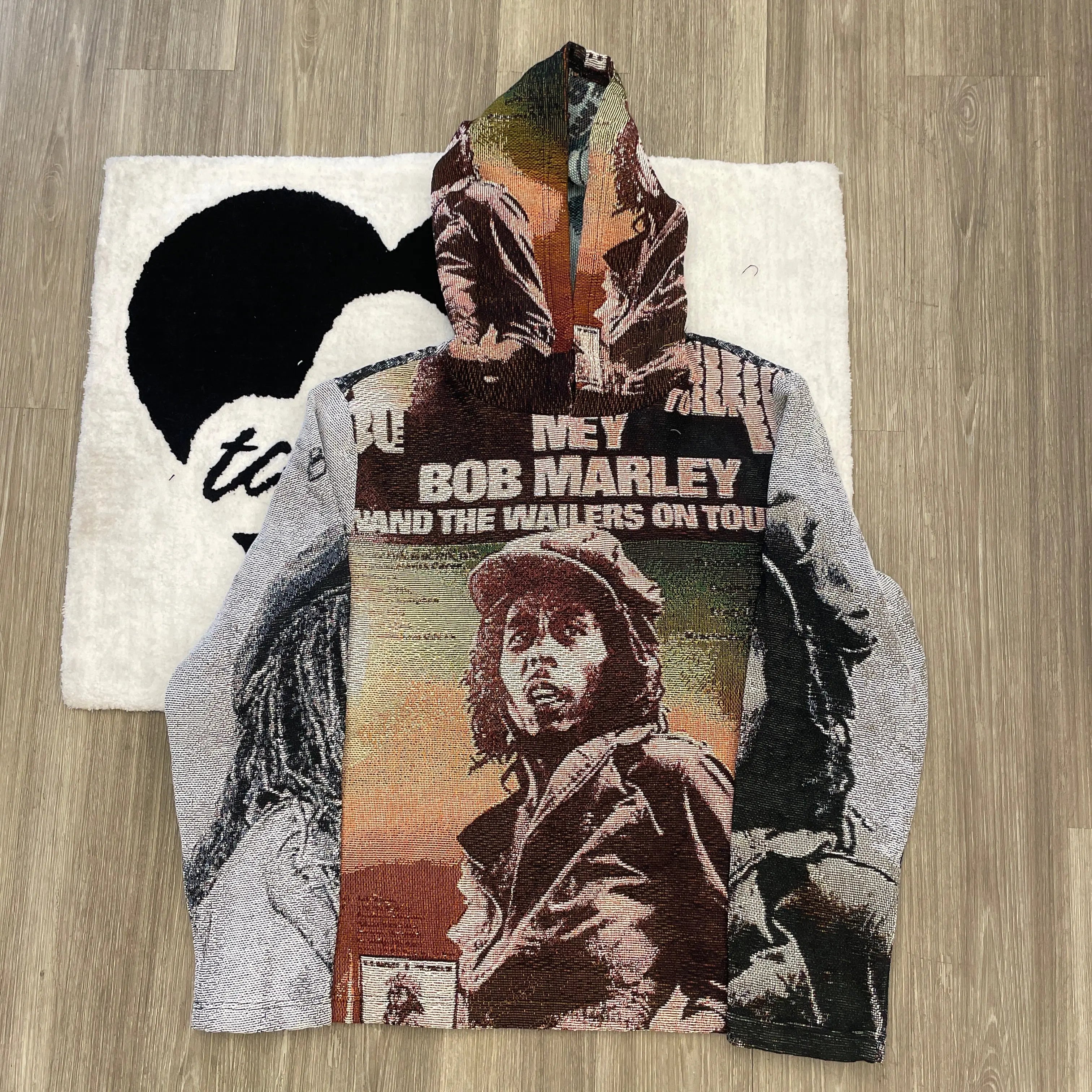 BOB MARLEY WOVEN TAPESTRY HOODIE