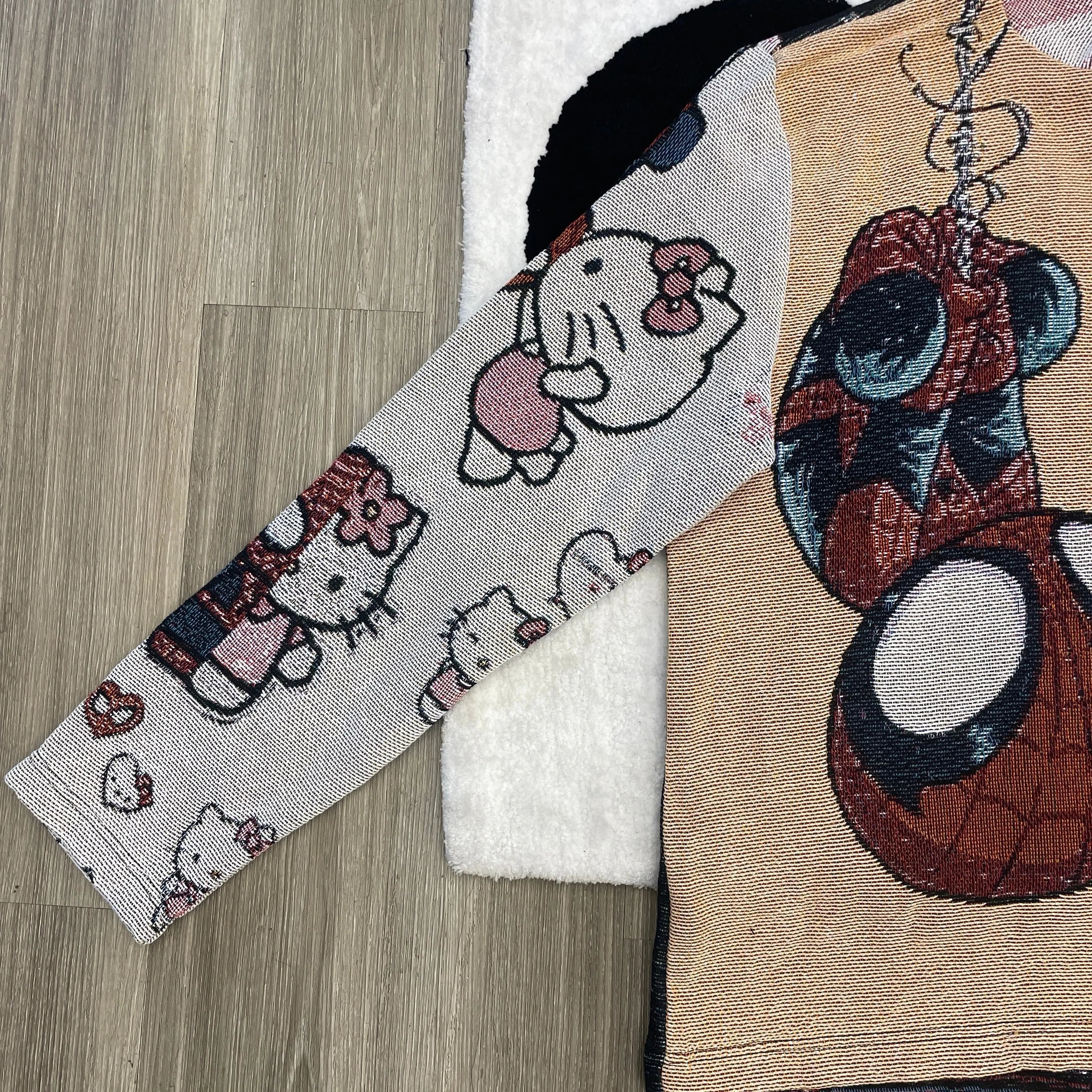 COUPLE WOVEN TAPESTRY HOODIE