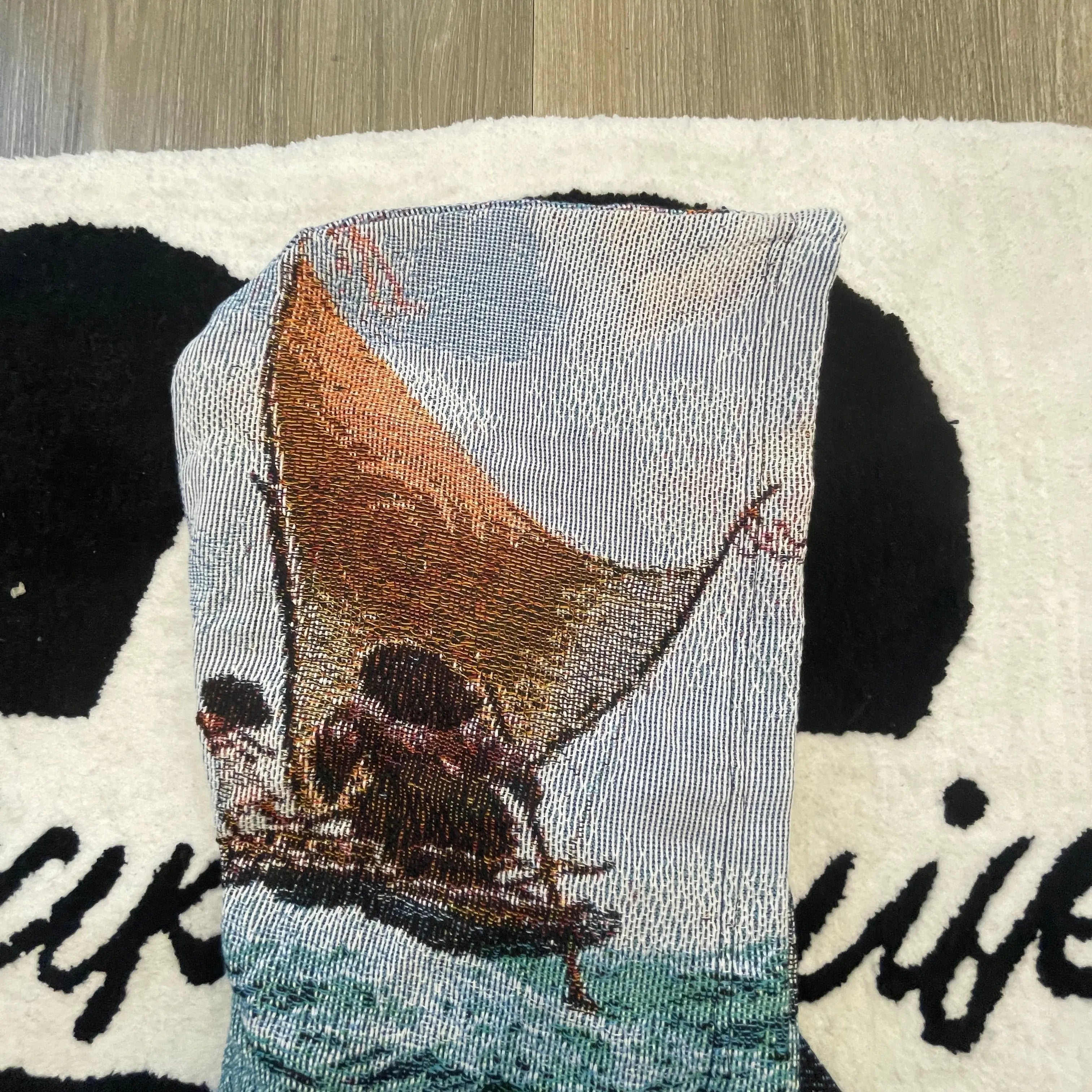 MOANA WOVEN TAPESTRY HOODIE