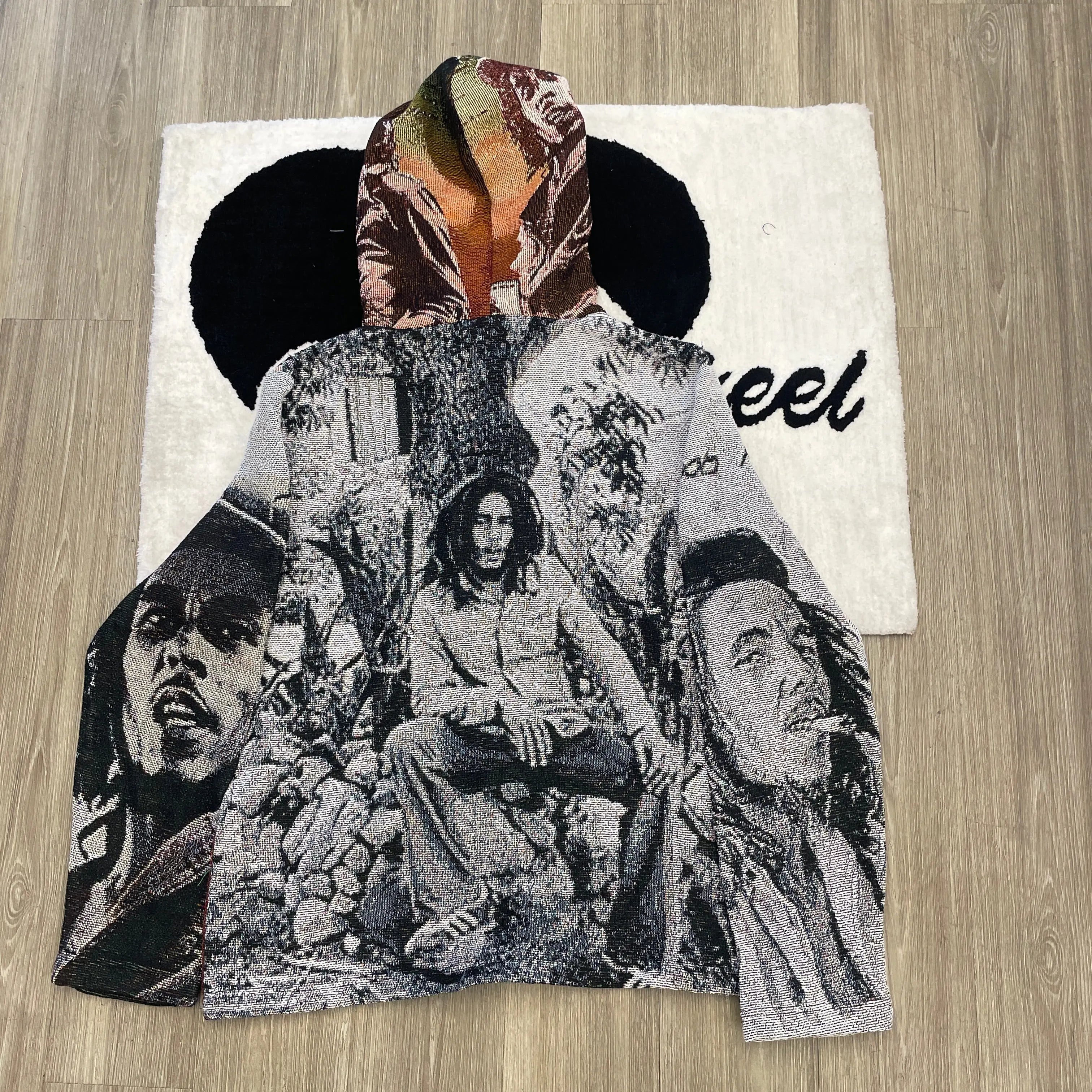BOB MARLEY WOVEN TAPESTRY HOODIE