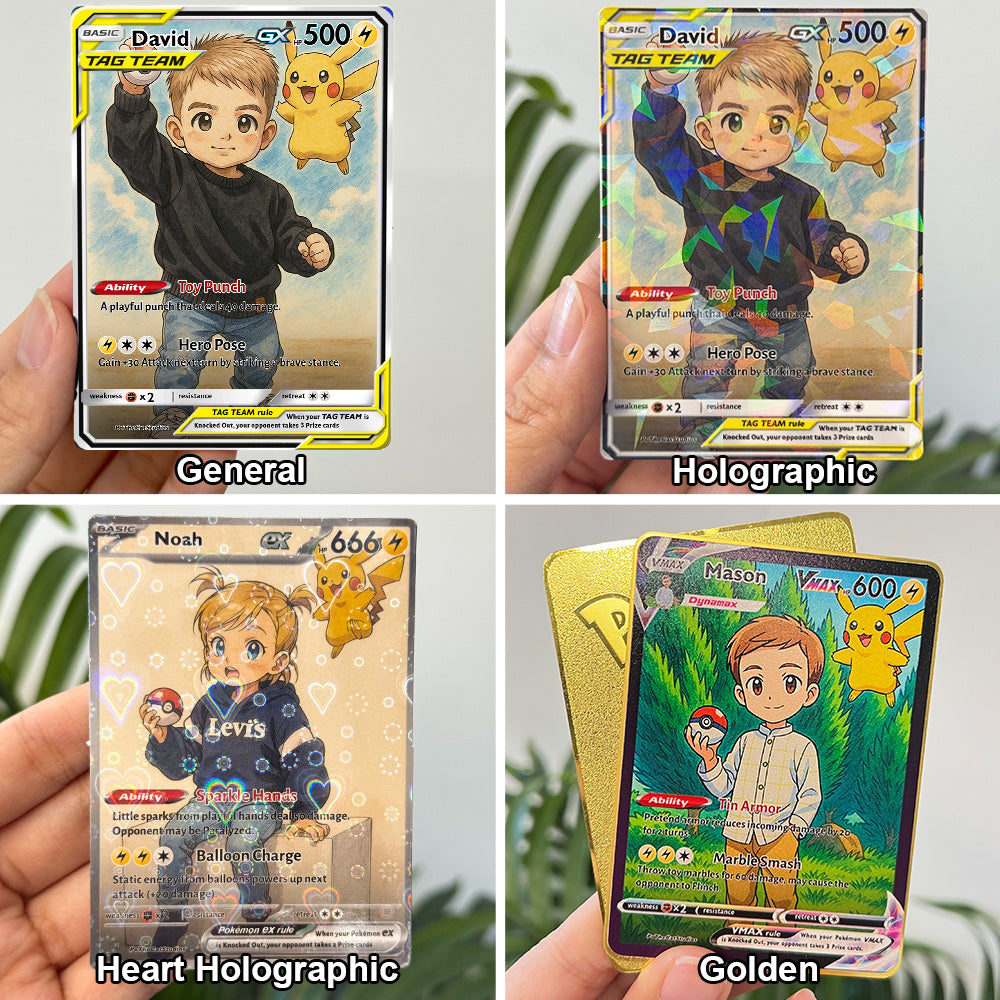 50% OFF🤩Personalized Kid Anime Art Trading Card