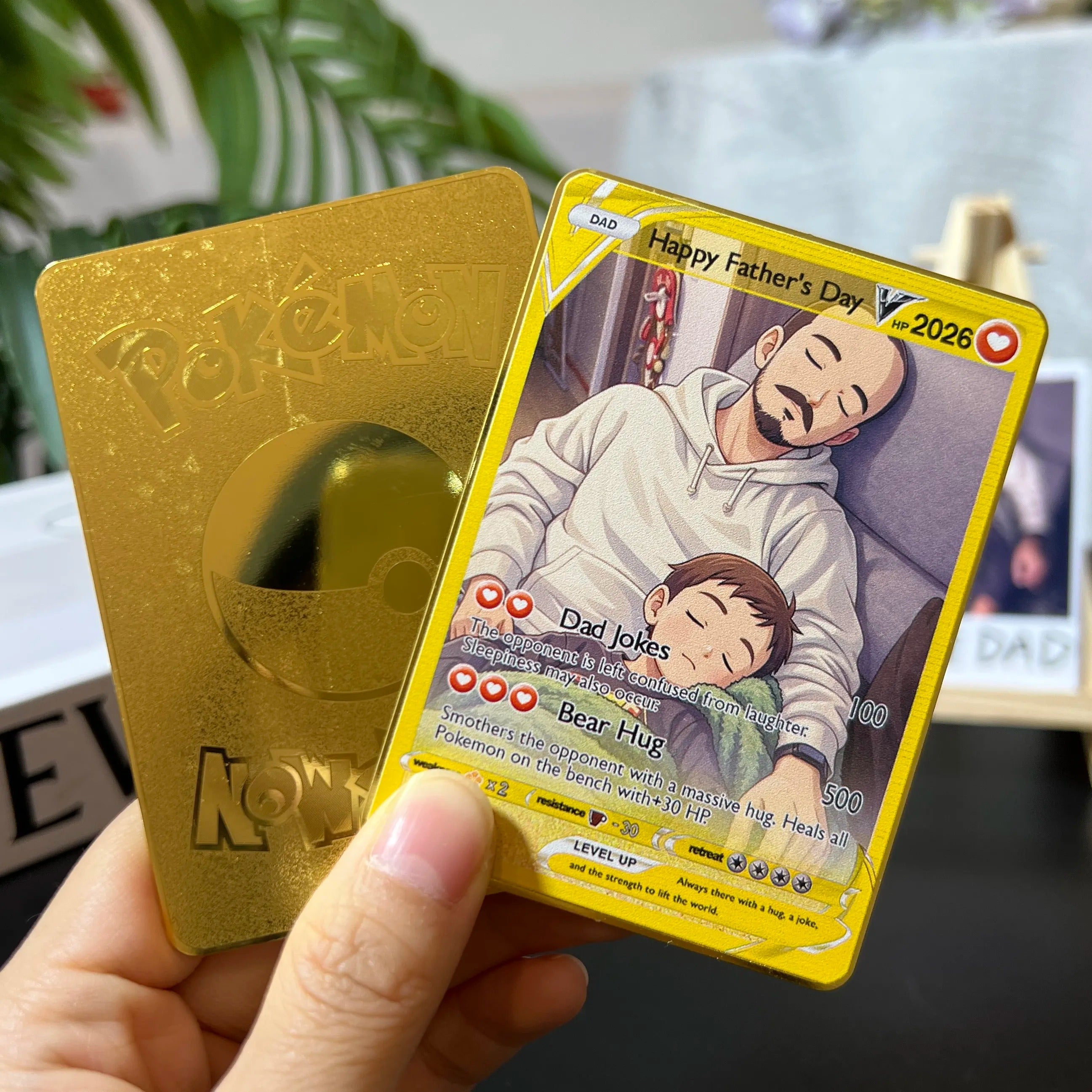 Custom V Pokecard Photo Anime Card For Pokedad