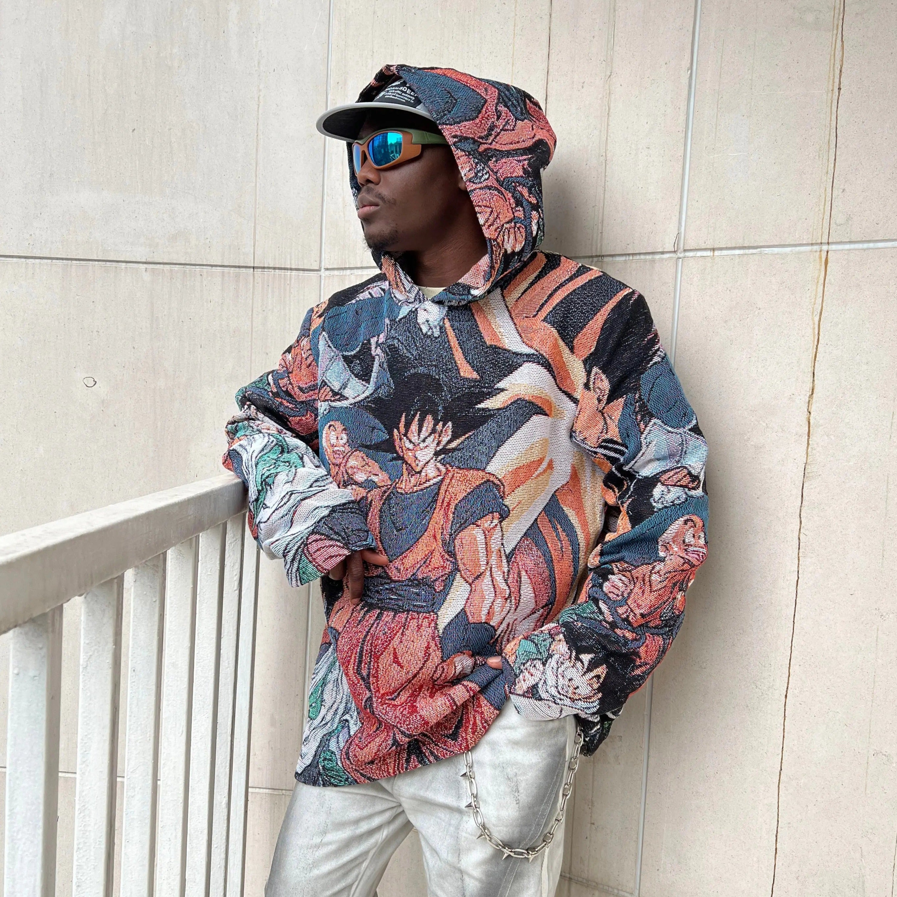 DBZ GOKU WOVEN TAPESTRY HOODIE