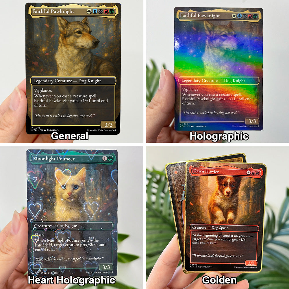 50% OFF🤩Custom Magic-Style MTG Pet Art Card