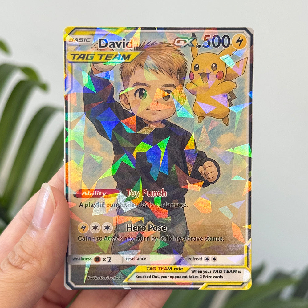 50% OFF🤩Personalized Kid Anime Art Trading Card