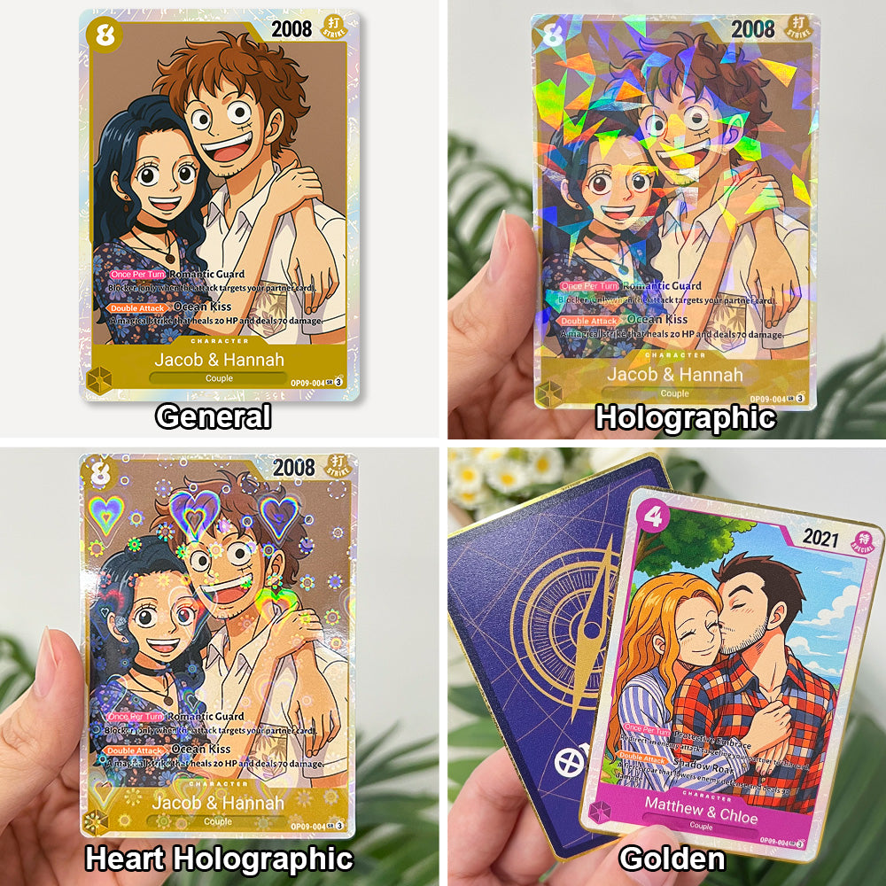 50% OFF🤩Personalized Anime Couples OP Style TCG Card