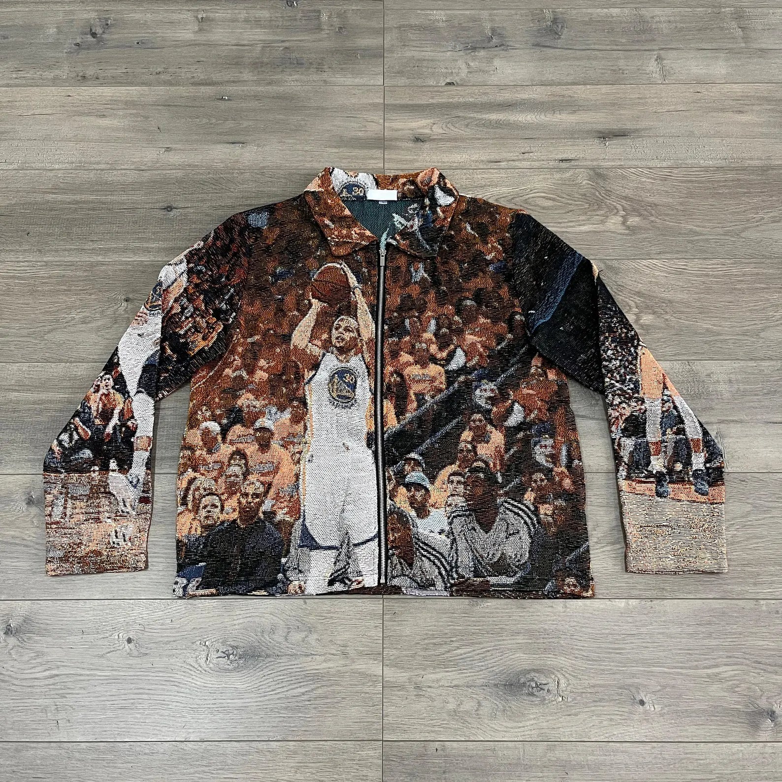 STEPHEN CURRY WOVEN TAPESTRY JACKET