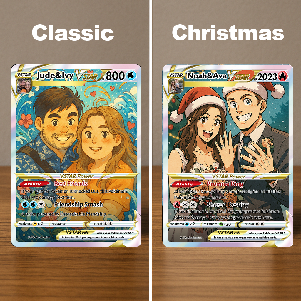 50% OFF🤩Personalized Couple Anime Art Trading Card