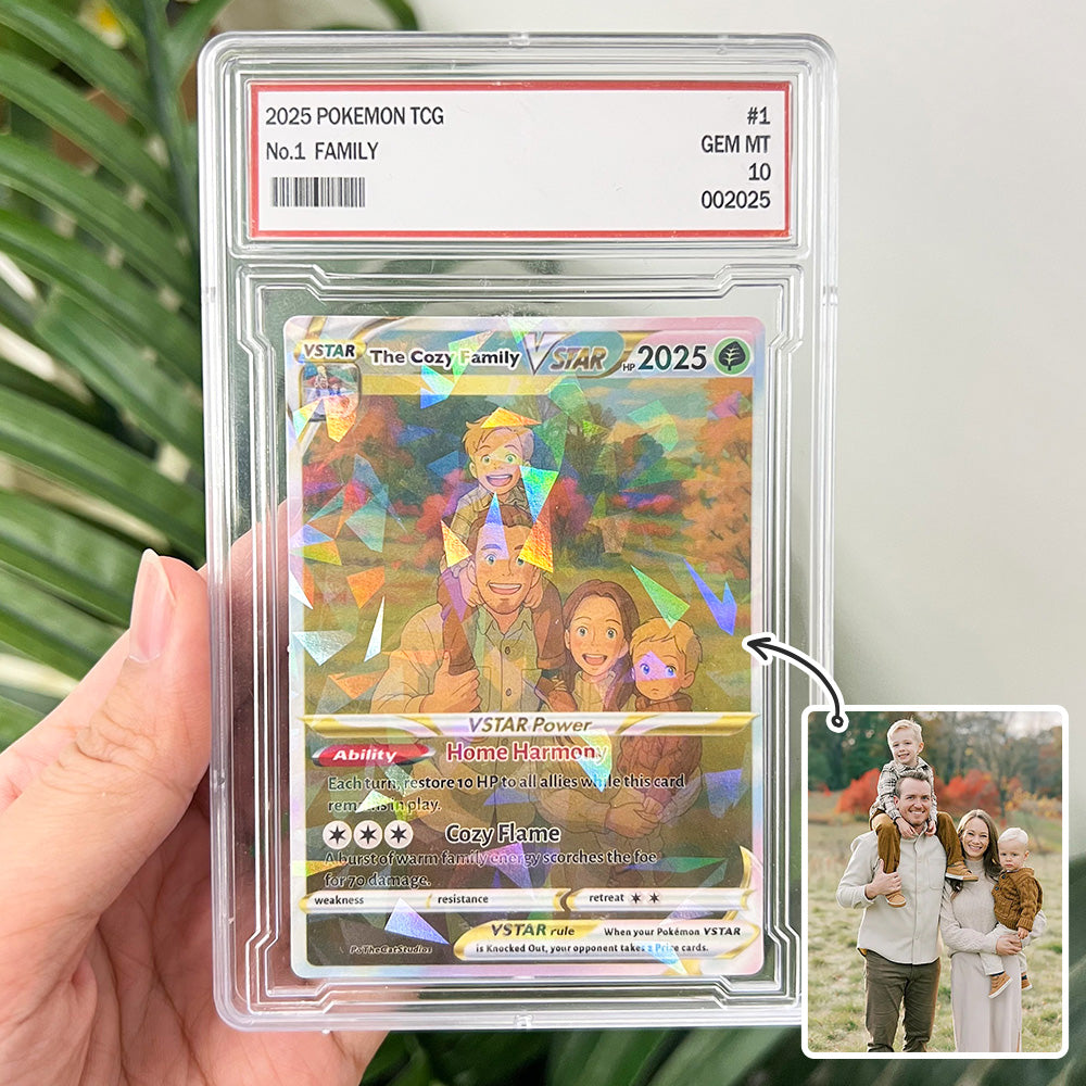 50% OFF🤩Personalized Famliy Anime Art Trading Card