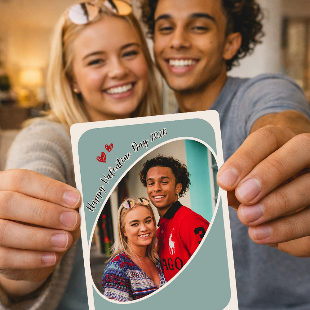 50% OFF💕Personalized Couple Anime Uno Card, Love You More Reverse Card