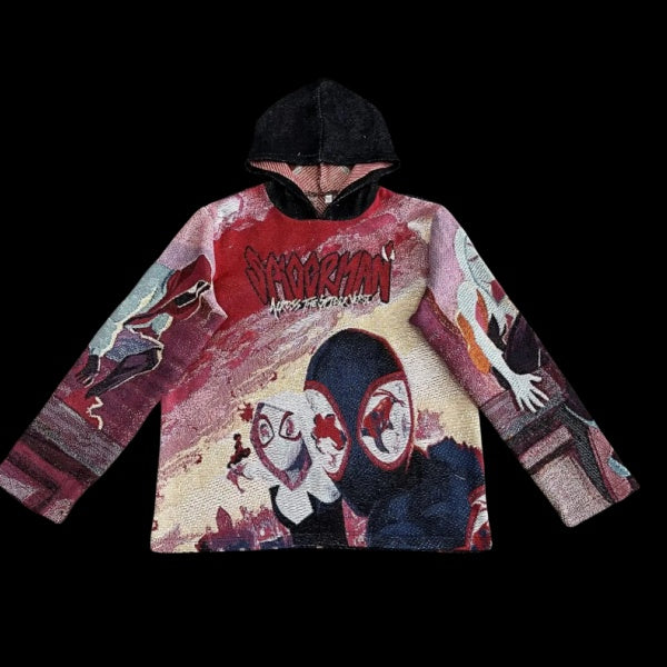 MILES&GWEN WOVEN TAPESTRY HOODIE